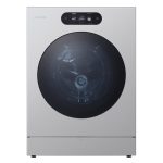 LG WM9900HSA Signature 30" 5.8 cu. ft. Mega Capacity Smart Front Load Washer - Brushed Platinum Steel