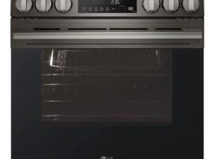 LG LSEL6333ZE 30" 6.3 cu.ft. Smart Slide-in Electric Range with Air Fry - Black Stainless Steel