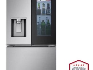LG LF25S6560S 33" Smart Max French Door Refrigerator with Instaview Door in Door and Craft Ice 25 cu. ft. -  PrintProof Stainless Steel