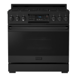 Thor Kitchen RSG36BLP Gordon Ramsay 36" Gas Range with Tilt Panel Touch Control - Liquid Propane - Matte Black
