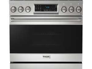 Thor Kitchen RSG36LP Gordon Ramsay 36" Gas Range with Tilt Panel Touch Control - Liquid Propane - Stainless Steel