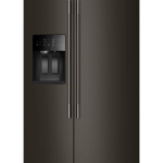 KitchenAid KRSC536RBE 36" Counter Depth Side-by-Side Refrigerator with Exterior Water and Ice Dispenser 20.8 cu. Ft. - Black Ore