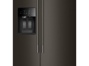 KitchenAid KRSC536RBE 36" Counter Depth Side-by-Side Refrigerator with Exterior Water and Ice Dispenser 20.8 cu. Ft. - Black Ore