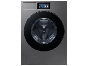 Samsung WF90F53ADS Bespoke 27" Ultra Capacity Front Load Washer with AI Home and AI OptiWash - Dark Stainless Steel