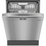 Miele G7216SCUSS 24" Front Control Dishwasher with 3D Multiflex - 42dBa - Clean Touch Steel