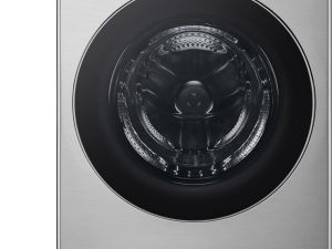 LG WM6998HVA 27" Washer and Dryer Combo with Inverter HeatPump Technology - Graphite Steel