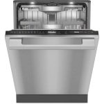 Miele G7766SCVISF 24" Top Control Dishwasher Auto Dispensing and Brilliant Light - 39 dBa - Clean Touch Steel