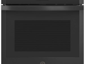 GE JKS5000DVBB 27" Smart Convection Single Wall Oven with No Preheat Air Fry - Black
