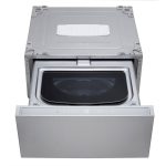 LG WD405CS Signature 29" SideKick 1.0 cu. ft. Pedestal Washer - Brushed Platinum