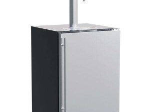 Marvel MLKR224SSA1A 24" Built In Dispenser with Single Beer and Beverage Tap - Reversible Door - Stainless Steel