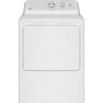 GE GTD38GASWWS Gas Dryer 7.2 cu. ft. with Up To 120 ft. Venting - Reversible Door - White