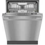 Miele G7196SCVISF 24" Top Control Dishwasher with Auto Dispensing - 42 dBa - Clean Touch Steel