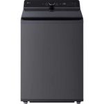 LG WT8400CB 27" Smart Top Load Washer with Impeller 5.5 cu. ft. and AI Sensing - Matte Black