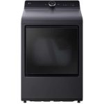 LG DLGX8601BE 27" Gas Dryer 7.3 cu.ft. with Wi Fi and NeverRust Stainless Steel Drum - Matte Black