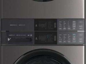 Electrolux ELTG7600AT 27" Laundry Tower with 4.5 cu. ft. Washer and 8 cu. ft. Gas Dryer - Titanium