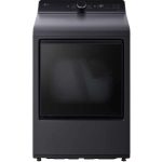 LG DLG8401BE 27" Gas Dryer 7.3 cu.ft. with Wi Fi and AI Sensor Dry - Matte Black