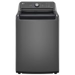LG WT6105CM 27" Top Load Washer 4.1 cu. ft. with 4-Way Agitator and Stainless Steel Drum - Monochrome Grey