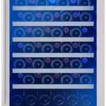 Zephyr PRW24C01CG Presrv 24" Single Zone Wine Cooler with Touch Controls and Reversible Hinge - Stainless Steel