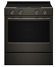 KitchenAid KSES530SBE 30" Smart Slide-In Electric Range with Air Fry and 2 EvenHeat Hyper Elements - Black Ore