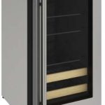 U-Line U-2218BEVS-13A 18" Beverage Center with Lock 2000 Series - Right Hinge - Stainless Steel