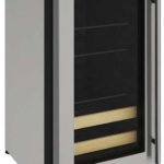 U-Line U-2218BEVS-15A 18" Beverage Center with Lock 2000 Series - Left Hinge - Stainless Steel