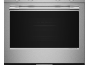 KitchenAid KSES530SPS 30" Smart Slide-In Electric Range with Air Fry and 2 EvenHeat Hyper Elements - PrintShield Stainless Steel