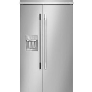 KitchenAid KBSD742SPS 42" Built-In Side-by-Side Refrigerator with Ice and Water Dispenser 25.1 Cu. Ft. - PrintShield Stainless Steel