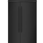KitchenAid KBSN748SBE 48" Built-In Side-by-Side Refrigerator with Platinum Interior 30 Cu. Ft. - Black Ore