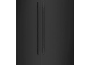 KitchenAid KBSN748SBE 48" Built-In Side-by-Side Refrigerator with Platinum Interior 30 Cu. Ft. - Black Ore