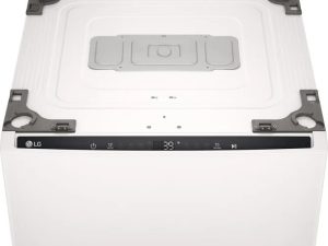 LG WD300CA 27" SideKick Pedestal Washer with SmartDiagnosis and NeveRust - Alpine White