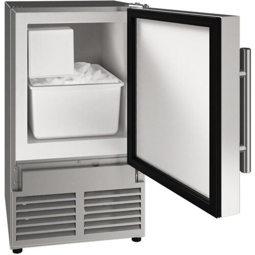 U-Line UACR014-SS01A 14" ADA Crescent Ice Maker - Stainless Steel - Image 4