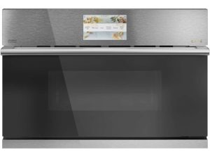 Cafe CSB913M2VS5 30" Smart Five in One Single Wall Oven with 120V Advantium Technology - Platinum Glass with Brushed Stainless Handle