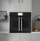 Cafe CTS90FP3ND1 30" Single French Door Wall Oven - Matte Black with Brushed Stainless Handles - Image 6