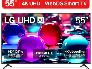 LG 55" 4K UHD UA75 AI Smart TV, 55UA7500