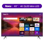 Roku Smart TV 2025  65-Inch Plus Series, 4K QLED Mini-LED TV  Roku TV with Enhanced Voice Remote