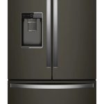 Whirlpool WRFC9636RV 36" Counter Depth French Door Refrigerator with External Ice and Water 23.8 cu. ft. - Fingerprint Resistant Black Stainless Steel