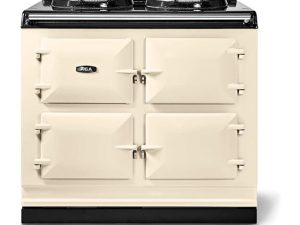 AGA AER7339LIN 39" eR7 100 Classic Cast Iron Collection Electric Range with 3 Ovens - Linen