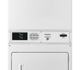 Whirlpool CESP2978JQ 27" Commercial Stacked Dual Electric Dryers- 7.4 cu. ft. each dryer - White