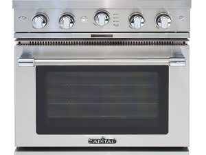 Capital CGSR304L Grand Chef 30" Gas Range with 4 Open Burners - Liquid Propane - Stainless Steel