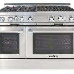 Capital CGSR484BBN Grand Chef 48" Gas Range with 4 Open Burners and 24" Grill - Natural Gas - Stainless Steel