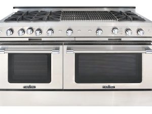 Capital CGSR604BB2N Grand Chef 60" Gas Range with 6 Open Burners and 24" Grill - Natural Gas - Stainless Steel