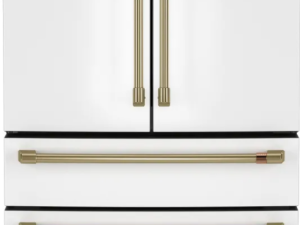 Cafe CJE23DP4WW2 36" Counter Depth 4-Door French Door Refrigerator with Dual-Dispense Autofill Pitcher 23.2 cu. ft. - Matte White