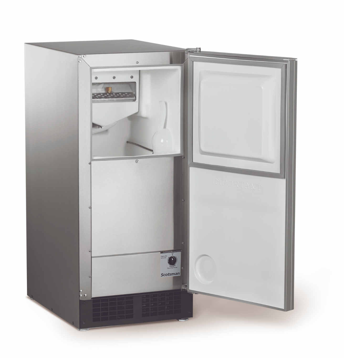 Scotsman DRCP033A1SS 15" Legacy Gourmet Cuber Clear Ice Maker with Drain Pump - Custom Panel Scotsman DRCP033A1SS 15" Legacy Gourmet Cuber Clear Ice Maker with Drain Pump - Custom Panel - Image 3