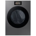 Samsung DV90F53AGS Bespoke 27" Ultra Capacity Front Load Gas Dryer with AI Home and AI OptiDry - Reversible Door - Dark Stainless Steel
