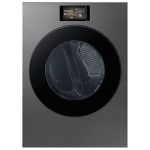 Samsung DV90F53AES Bespoke 27" Ultra Capacity Front Load Electric Dryer with AI Home and AI OptiDry - Reversible Door - Dark Stainless Steel