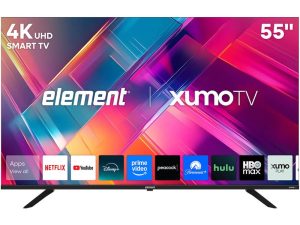 Element E550AE55CG 55 inch Class Revolution Series 4K UHD HDR LED Smart Xumo TV