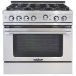 Capital GSCR366L 36" Grand Chef Gas Range 6 Sealed Burners- Liquid Propane - Stainless Steel