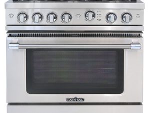 Capital GSCR366L 36" Grand Chef Gas Range 6 Sealed Burners- Liquid Propane - Stainless Steel