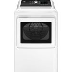 GE GTD58GBSVWS 27" Gas Dryer 7.4 cu. ft. with Sensor Dry - White
