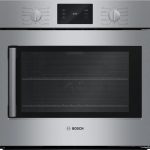 Bosch HBL5455RUC 30" 500 Series Single Wall Oven with Convection MultiRack - Right Swing - Stainless Steel
